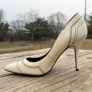 Alexander Wang Cream Stiletto Heels